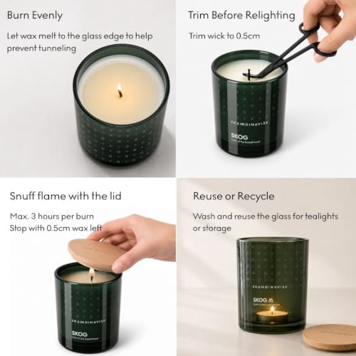 SKANDINAVISK Scented Candle, RO(Tranquility), 7.0 Ounce - Image 6