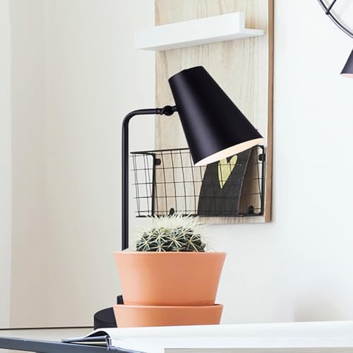 Canarm ORLI 1 Light Table Lamp Matte Black Finish Modern Minimalist Design On/Off Switch on Socket for Desk Bedroom or Living Room - Image 3