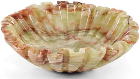 Large Decorative Bowl, 10'' Fruit Bowl for Kitchen Counter by SPESHSTONES