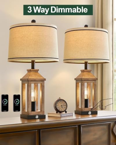23.75" Farmhouse Dual USB Charging Ports 3-Way Dimmable Touch Control - Image 6
