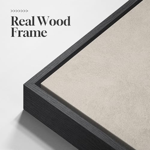 Large Framed Modern Taupe Abstract Wall Art for Living Room, Set of 3 24x36 - Image 5