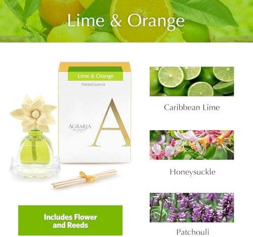 AGRARIA PetiteEssence Flower and Reed Diffuser Set, Hand Crafted Sola Flower Botanical Home Fragrance Set, Scented Oil Gift for All Occasions - Image 3