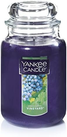 Yankee Candle Vineyard Scented, Classic 22oz Large Jar Single Wick Candle, Over 110 Hours of Burn Time by YankeeCandle