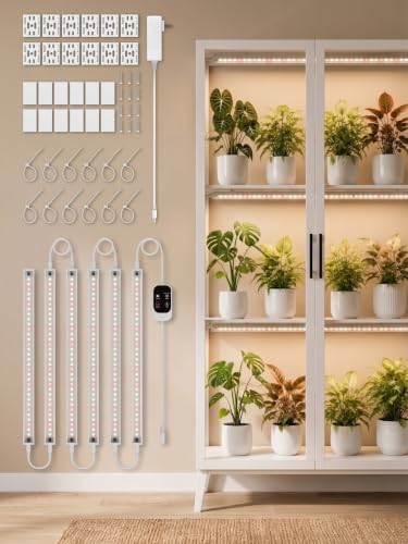 GlOWRIUM T5 Grow Light for Indoor Plants, 3500K Plant Light Strip by GLOWRIUM