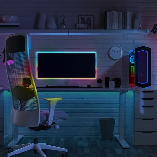 Feit Electric LED Light Strip Color Changing Strip Lights - Dimmable RGB USB with Remote - 5 ft - Image 5