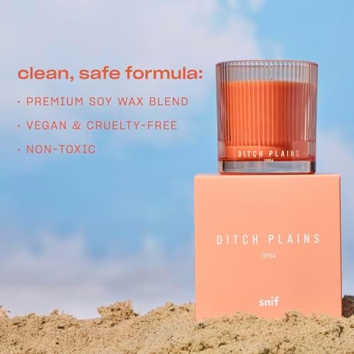 Snif Ditch Plains Scented Candle, Non-Toxic Designer Scents 8.5 oz - Image 3