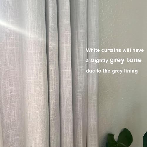 Vision Home White Pinch Pleated Full Blackout Curtains 60 inch Wide Thermal Insulated Window Panels 90 inch for Living Room Bedroom Room Darkening Pinch Pleat Drapes with Hooks Back Tab 60" Wx90 Lx1 - Image 3