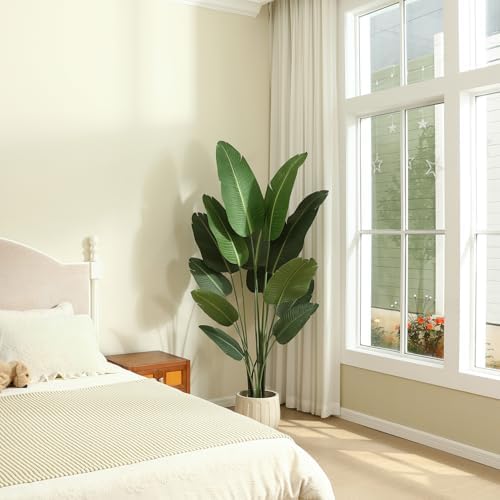 Ferrgoal 6ft Artificial Bird of Paradise Plant with Basket-Set of 2 - Image 6