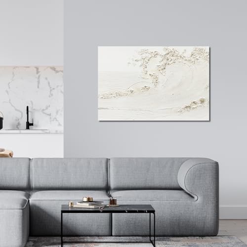 Canvas Wall Art Decor Large Wall Art for Living Room Large Artwork for Walls Black Abstract Wall Art Decor Canvas Art Wall Decor Modern Textured Wall Art Paintings 32" X 48" Bedroom Office Wall Decor - Image 3