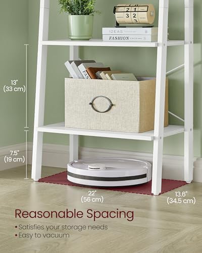 VASAGLE Ladder Shelf, Bookcase Book Shelf, Storage Shelves, 4-Tier, 22In - Image 5