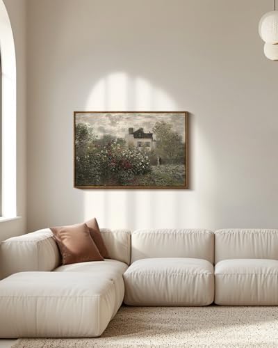 InSimSea Framed Canvas Wall Art, Vintage Decor for Home, Large Landscape Farmhouse Art, Cottagecore Bedroom Kitchen Bathroom Decor, 20"x30" - Image 2