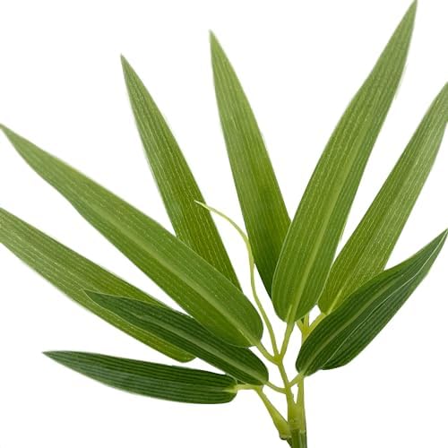 Artificial Tree in Pattern Planter, Fake Bamboo Silk TRE for Indoor and Outdoor Home Decoration - 70" Overall Tall (Plant Pot Plus Tree) - Image 4