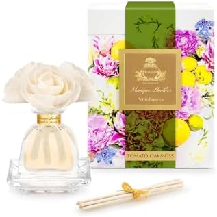 Agraria Monique Lhuillier Tomato Oakmoss PetiteEssence Fragrance Reed Diffuser, 1.7 Oz, Fresh Alluring Sola Flower Earthy Scent Diffusers for Home by Unknown