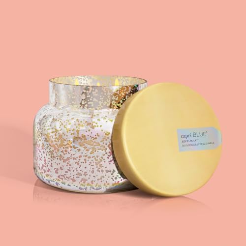 Capri Blue Mercury Iridescent Scented Candles for Home - Long Lasting Decorative Jar Luxury Candles - Gifts for Women & Men - Soy Wax Blend - Blue Jean (28 oz) - Image 2