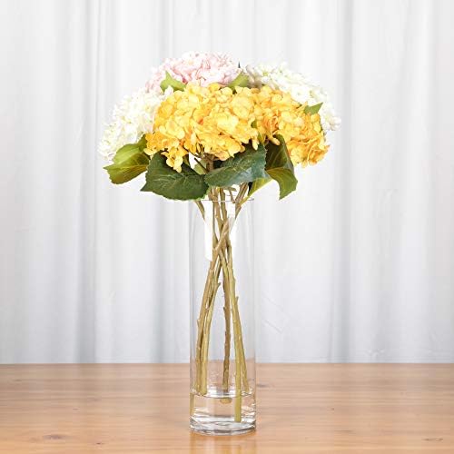 WGVI Quality Thick Weighted Tall Clear Cylinder Glass Vases, 4" W x 14" H, Flower Arrangement Floating Candle Holders Wedding Centerpieces Floral Container Home Decor, Bulk Wholesale, 12 Pcs - Image 6