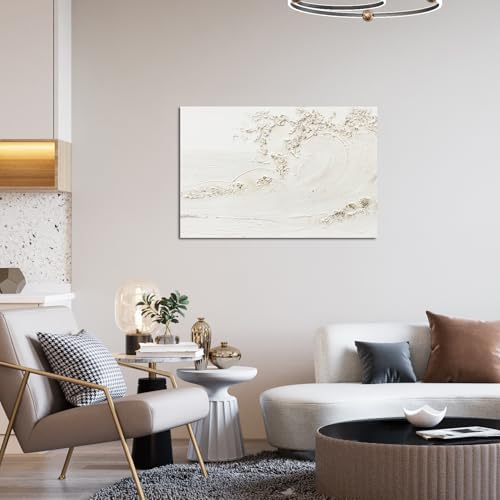 Canvas Wall Art Decor Artwork for Walls Wall Art for Living Room Black Abstract Wall Art Decor Canvas Art Wall Decor Modern Textured Wall Art Black Wall Paintings 24" X 36" Bedroom Office Decor - Image 6