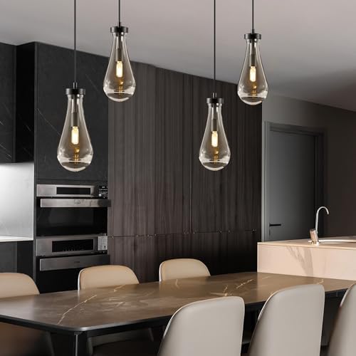 Raindrop Pendant Light Fixtures of 2 Lights,Tear Drop Pendants Light - Image 3