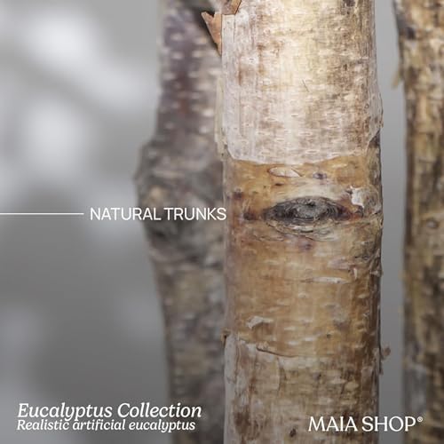 Maia Shop - 3ft 5in Artificial Eucalyptus Tree - Indoor Faux Plant - Image 3