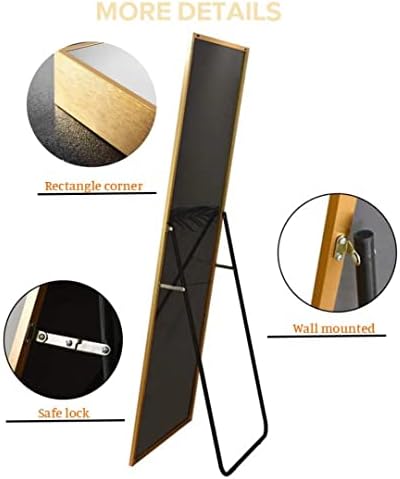 Dewfig Mirror Full Length, 64"X21" Floor Mirror, Rectangle Shape, Gold - Image 6