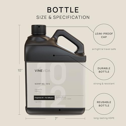 VINEVIDA (128oz) Hotel Fragrance Collection Diffuser Oil - Hotel Scents Diffusers for Home - Cold Air Diffuser Oil - Hotel Scent Essential Oil - Scent No.1012 Inspired by Ritz Carlton Hotel - Image 2