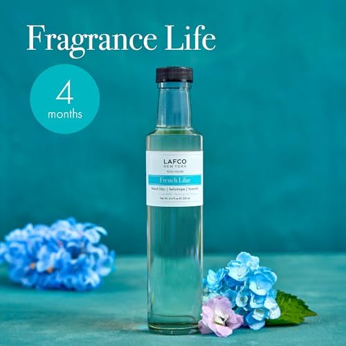LAFCO New York Reed Diffuser Refill, French Lilac - 8.4 oz - Up to 4-Month Fragrance Life - Includes Natural Wood Reeds - Free of Dyes & Propellants - Made in the USA - Image 4