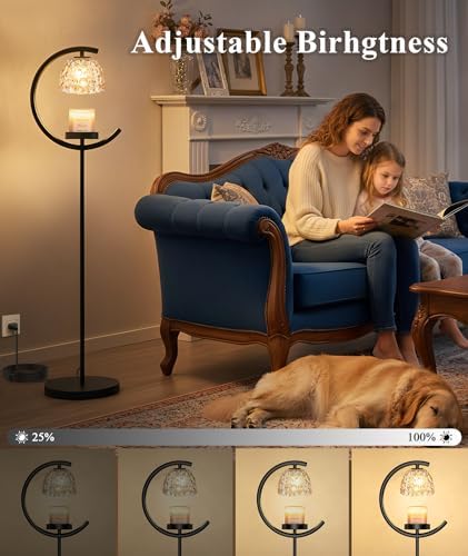 seenlast Candle Warmer Floor Lamp with Timer and Dimmer - Image 4