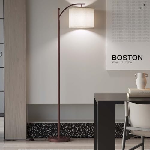 SUNMORY Arc Floor Lamp, Modern Floor Lamp with 9W 3 Color Temperatures Bulb - Image 6