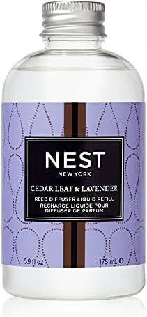 NEST New York Reed Diffuser Refill, Cedar Leaf & Lavender, 5 Fluid Ounces, 5.9 Fl Oz (Pack of 1) by Unknown