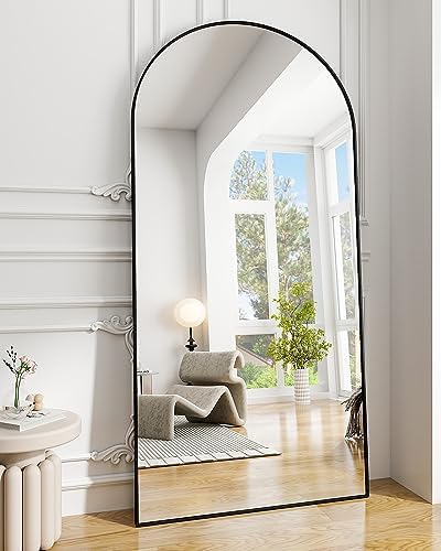 Koonmi 30x71 Arched Full Length Mirror, Floor Mirror with Stand by KOONMI