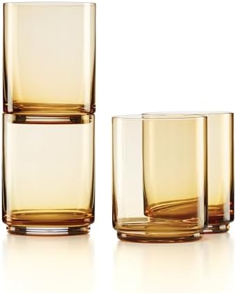 Lenox Tuscany Classics 4Pc Tall Glasses, 1.10, Orange by Lenox