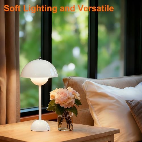Dawnrise Cordless Table Lamp with 3 Color Temperatures, Minimalist Style - Image 6