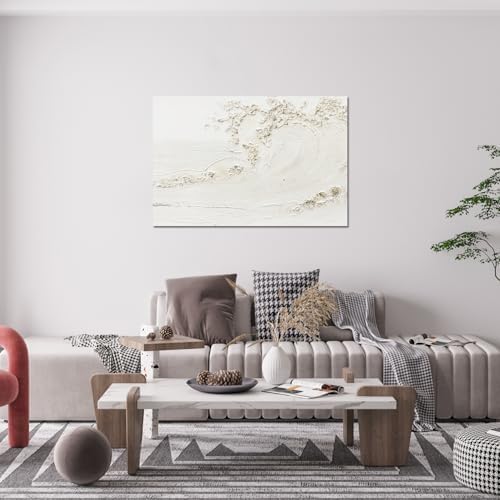 Canvas Wall Art Decor Artwork for Walls Wall Art for Living Room Black Abstract Wall Art Decor Canvas Art Wall Decor Modern Textured Wall Art Black Wall Paintings 24" X 36" Bedroom Office Decor - Image 5