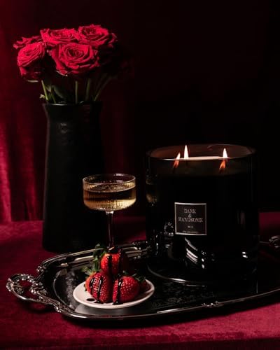 | Huge 10lb Luxury Candle, 150oz, 500 Hours | Dark & Handsome | Bergamot, Amber, Leather | Natural Coconut-Soy Wax | by Big Ass Luxuries | As Seen On Shark Tank - Image 4
