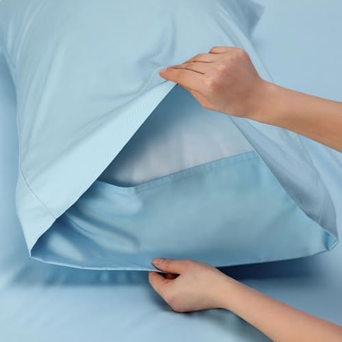 Bedsure PureWoven 100% Rayon Derived from Bamboo, Twin XL Sheets, 3 Pieces - Image 5