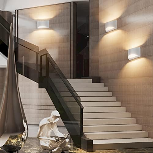 Aipsun Aluminum Modern Indoor LED Wall Sconce Interior Wall Lights 1 Pack Hardwired Up and Down Wall Mount Light for Living Room Bedroom Hallway Corridor Warm White 3000K(with G9 Bulbs) - Image 5