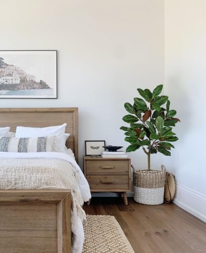 Briful 4 FT Artificial Magnolia Leaf Tree with Pot for Indoor Decor - Image 5