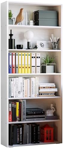 IRONCK Bookshelves and Bookcases Floor Standing 6 Tiers Display Storage Shelves 70 in Tall Bookcase Home Decor Furniture for Home Office, Living Room, Bed Room by IRONCK