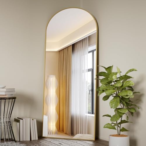 Koonmi 65x24 Arched Full Length Mirror, Floor Mirror with Stand - Image 2