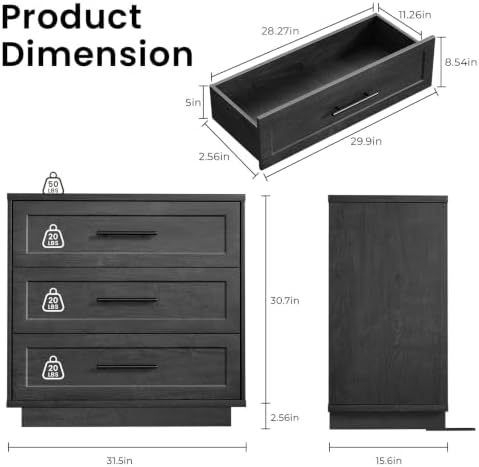 Fatmok Modular Entertainment Center & Buffet Cabinet, Extra Long Sideboard TV Stand with Arched Wooden Doors, Modern Wooden Storage Cabinet for Living Room, Black Grey(CEEC,4-Piece) - Image 2