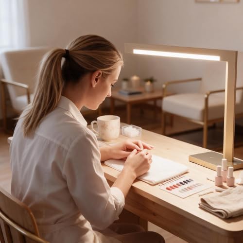 Dimmable Desk Lamp with Charging Station, 15W CCT Table Lamp - Image 3