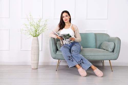 Leewadee Decorative Tall Floor Vase for Living Room Decor, 26 inches, White Wash, Resin - Image 2