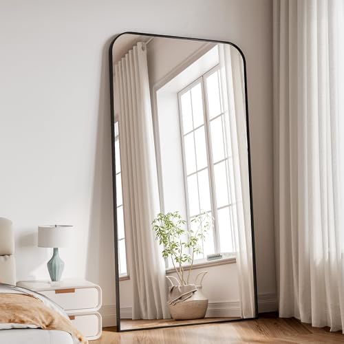 Koonmi Full Length Mirror, 76"x34" Mirror Full Length with Stand - Image 6