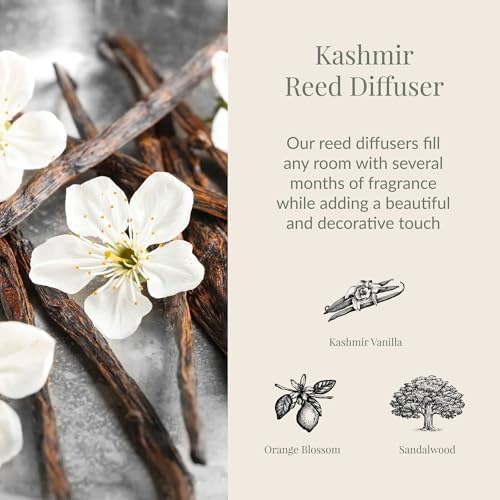 Archipelago Botanicals Kashmir Home Fragrance Reed Diffuser, 7.6 fl oz - Image 2