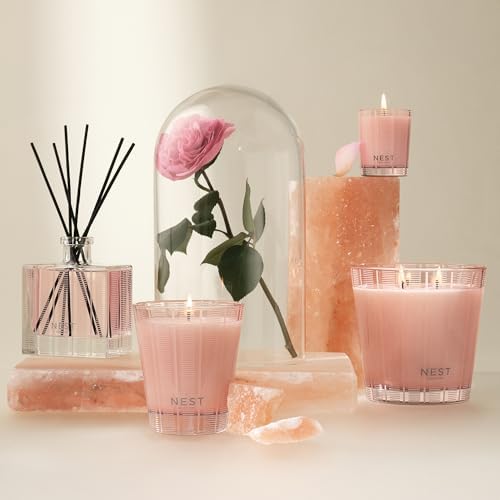 NEST New York Reed Diffuser, Himalayan Salt & Rosewater - The Wellness Collection - 5.9 fl oz - Fragrance for Up to 90 Days - Reusable, Refillable Glass Holder - Includes 8 All-Natural Reed Sticks - Image 6