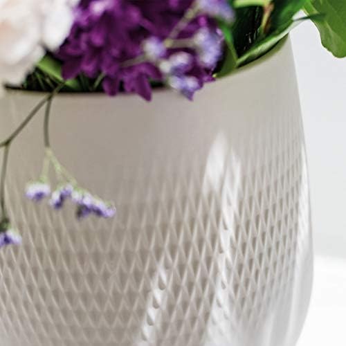 Villeroy & Boch Collier Blanc Small Vase : Carre, 5 in, Premium Porcelain, White - Image 3