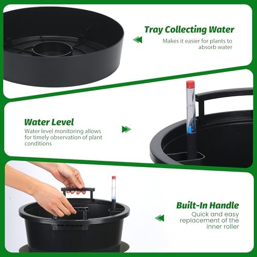 Garvee Tall Planters for Outdoor Plants, 30 in Planters Set of 2 - Image 6