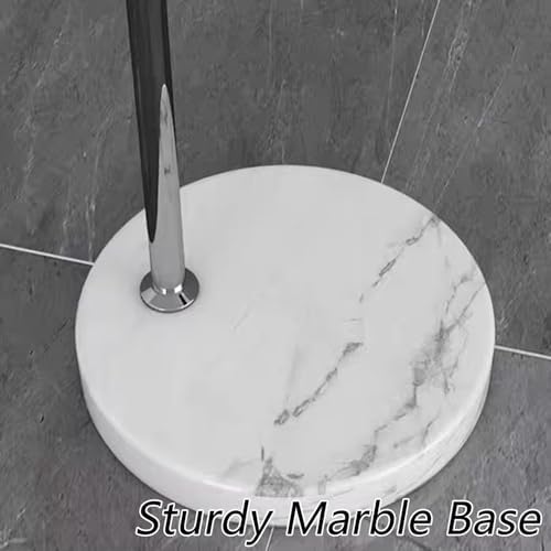 Modern White Arc Floor Lamp for Living Room,77 in Tall - Image 6