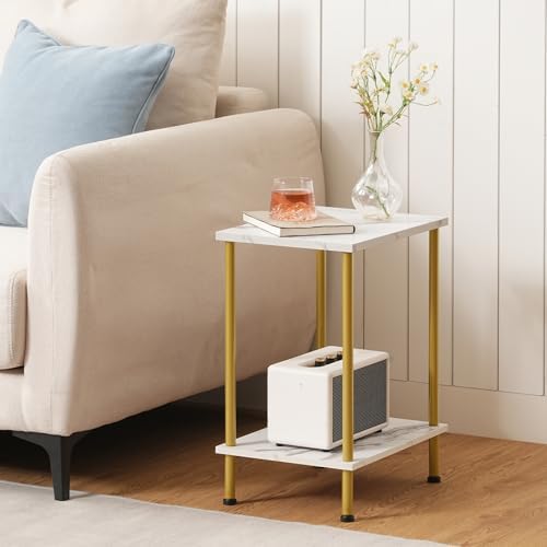 HOOBRO End Table, Small Side Table, Nightstand for Small Spaces - Image 2