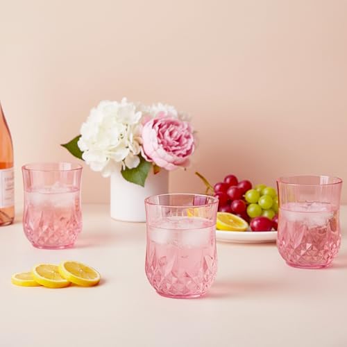 12 Pack Plastic Stemless Wine Glasses, 12oz Unbreakable Wine Cups - Image 5