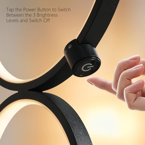 NUÜR 43.3" 5-Ring LED Floor Lamp, Modern Dimmable Standing Lamp - Image 6